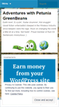Mobile Screenshot of growinggreenbeans.wordpress.com