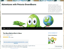 Tablet Screenshot of growinggreenbeans.wordpress.com