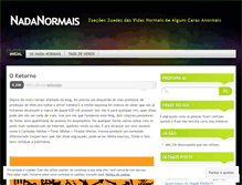 Tablet Screenshot of nadanormais.wordpress.com