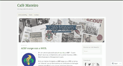 Desktop Screenshot of cafemateiro.wordpress.com