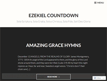 Tablet Screenshot of ezekielcountdown.wordpress.com