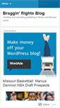 Mobile Screenshot of bragginrightsblog.wordpress.com