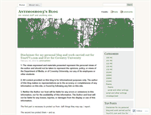 Tablet Screenshot of antimosh003.wordpress.com