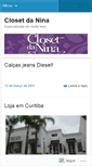 Mobile Screenshot of closetdanina.wordpress.com