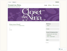 Tablet Screenshot of closetdanina.wordpress.com