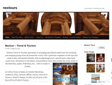 Tablet Screenshot of nextours.wordpress.com