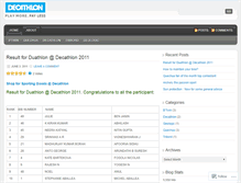 Tablet Screenshot of decathlonindia.wordpress.com