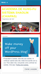 Mobile Screenshot of gongfuchiapas.wordpress.com