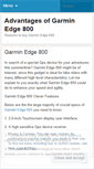 Mobile Screenshot of garminedge800.wordpress.com