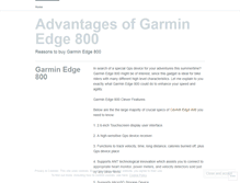 Tablet Screenshot of garminedge800.wordpress.com