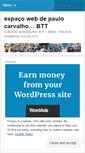 Mobile Screenshot of paulocarvalhobtt.wordpress.com