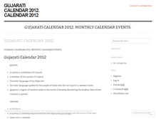 Tablet Screenshot of gujaraticalendar2012qyew.wordpress.com