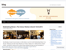 Tablet Screenshot of droomzaken.wordpress.com