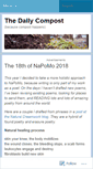 Mobile Screenshot of dailycompost.wordpress.com