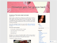 Tablet Screenshot of cinnamongetshergrooveback.wordpress.com