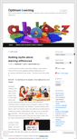 Mobile Screenshot of optimumlearning.wordpress.com
