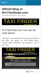Mobile Screenshot of nyctaxifinder.wordpress.com