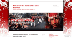 Desktop Screenshot of muharram2011live.wordpress.com