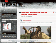 Tablet Screenshot of kulchadyet.wordpress.com