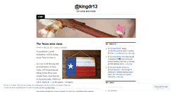 Desktop Screenshot of kingdr13.wordpress.com