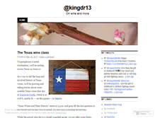 Tablet Screenshot of kingdr13.wordpress.com