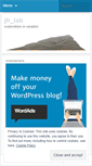 Mobile Screenshot of jhlab.wordpress.com