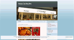 Desktop Screenshot of hotelmarimarblog.wordpress.com