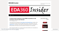 Desktop Screenshot of eda360insider.wordpress.com