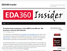 Tablet Screenshot of eda360insider.wordpress.com