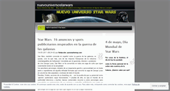 Desktop Screenshot of nuevouniversostarwars.wordpress.com