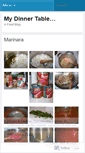 Mobile Screenshot of mydinnertable.wordpress.com