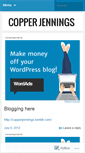 Mobile Screenshot of copperjennings.wordpress.com