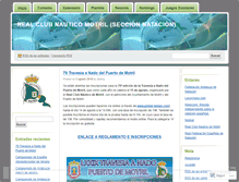 Tablet Screenshot of natacionrcnmotril.wordpress.com