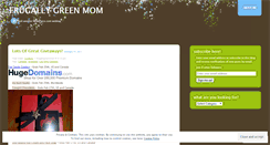Desktop Screenshot of frugallygreenmom.wordpress.com