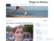 Tablet Screenshot of meganinmotion.wordpress.com