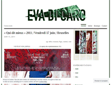 Tablet Screenshot of evadicaro.wordpress.com