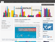Tablet Screenshot of nuevasciudadesdigitales.wordpress.com