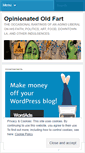 Mobile Screenshot of opinionatedoldfart.wordpress.com