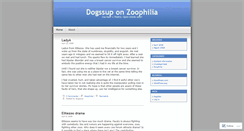Desktop Screenshot of dogssup.wordpress.com