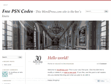 Tablet Screenshot of freepsncodesnow.wordpress.com