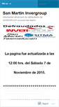 Mobile Screenshot of invergroupsanmartin.wordpress.com