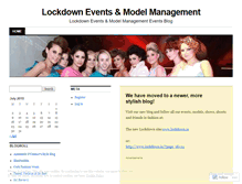 Tablet Screenshot of lockdownmodels.wordpress.com