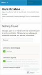 Mobile Screenshot of movimientoharekrishnaensantiago.wordpress.com