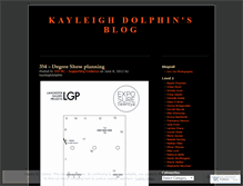 Tablet Screenshot of kayleighdolphin.wordpress.com
