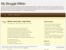 Tablet Screenshot of mystrugglewithin.wordpress.com