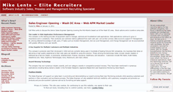 Desktop Screenshot of eliterecruiters.wordpress.com