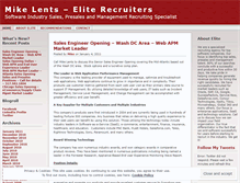 Tablet Screenshot of eliterecruiters.wordpress.com