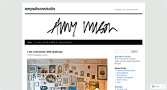 Desktop Screenshot of amywilsonstudio.wordpress.com