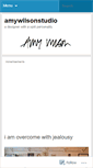 Mobile Screenshot of amywilsonstudio.wordpress.com