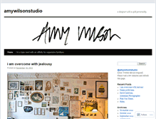 Tablet Screenshot of amywilsonstudio.wordpress.com